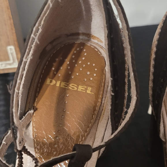 Diesel Mary Jane's  Sz 7 Brown Tan.      *Must Go!!! - Picture 3 of 4